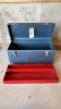 Beach steel tool box with tray - 2