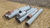 10 Sections of Silo Pipe and Clamps - 3