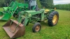 John Deere 2120 Diesel Tractor with Loader - 2