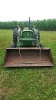 John Deere 2120 Diesel Tractor with Loader - 8