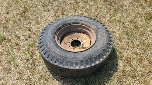 Goodyear 10.00-20 Tire on Rim