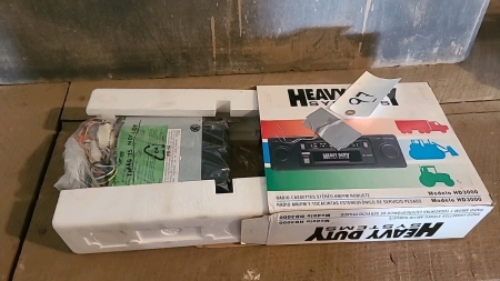 Heavy Duty Systems, AM/FM radio cassette player