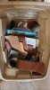 Tote of sanding, belts, and sanding discs - 2