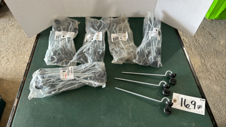 Lot of electric fence standoffs