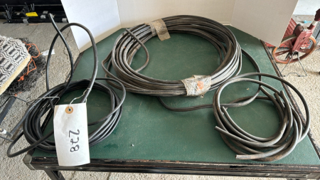 Lot of insulated, wire, and tubing