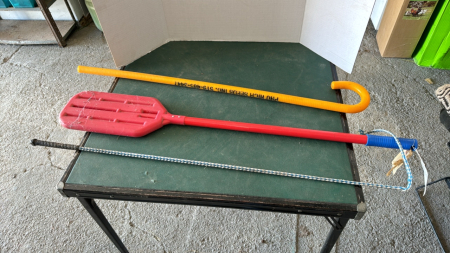 Sorting Paddle, Poly Cane, Whip