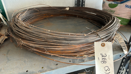 3 Rolls of 12.5 Ga. Black Wire