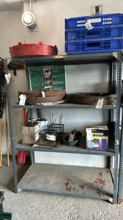 Steel shelf unit