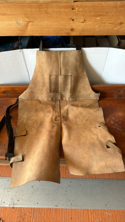 Leather work apron