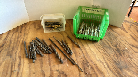 Assortment of drillbits