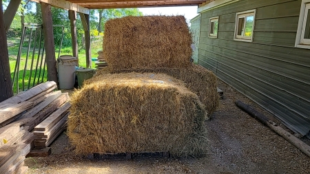 2 Bales of Hay and 1 Bale of Straw