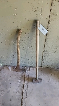 Axe and sledgehammer