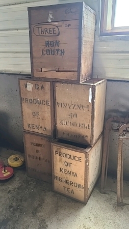 5 Wooden Boxes