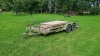 15ft x 7ft 5in Tandem Flatbed Trailer