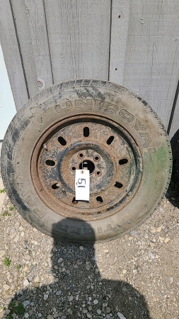 215/65R16 tire with five bolt rim