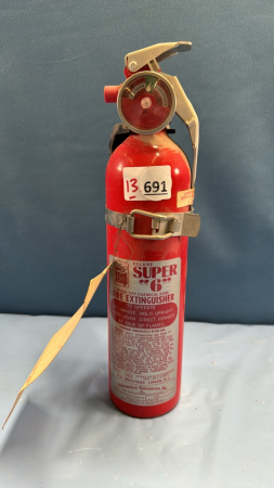 Super 6 Red Cap Fire Extinguisher