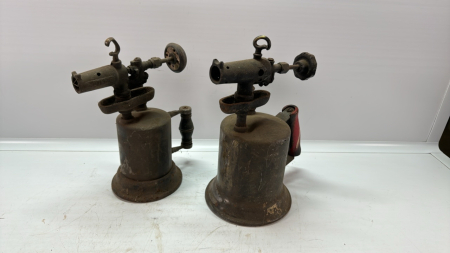 (1) Brass Blow Torch & (1) Steel Blow Torch