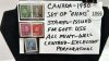 Canada 1950 Set of "OHMIS" Stamps