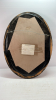 Oval Picture Frame with Military Badges, 22"H - 4