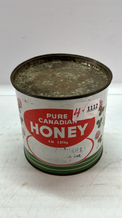 4lb Honey Tin