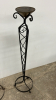 Pair of Rod Iron 48" Candle Stands - 2