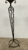 Pair of Rod Iron 48" Candle Stands - 6