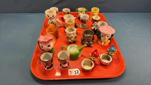 (20) Assorted Egg Cups