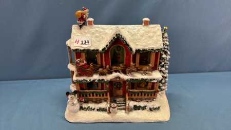 The Night Before Christmas Musicial House 11"W