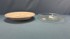 China & Pyrex Pie Plate Lot - 2