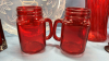 Collection of Ruby Red Glassware - See Notes - 4