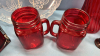 Collection of Ruby Red Glassware - See Notes - 5