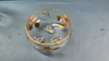 (5)Gold Trim Wine Glasses & Footed Glass Bowl-Note - 3