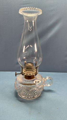 11" Coal Oil Finger Lamp