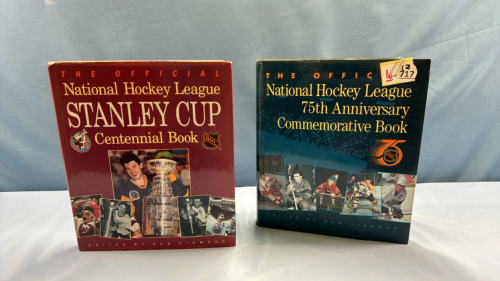 2 Hardcover NHL Books