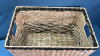 Wicker Basket with Decorative Glass Stones- Notes - 9