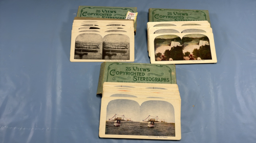 3 -25 Piece Stereoscope Card Sets