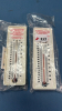 (2) Pletsch Electric Thermometers