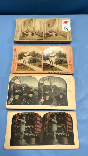 Approximately 30 Coloured Stereoscope Cards