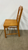 Blonde Coloured Wooden Chair - 4