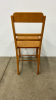 Blonde Coloured Wooden Chair - 5