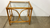 Rattan Glass Top Coffee Table 22"Wx16"D x 21"H - 4