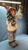 Plaster Christmas Figurine 33"H - 2