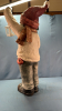 Plaster Christmas Figurine 33"H - 4