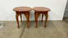 Pair of Matching End Tables - 2