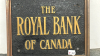 Brass Framed The Royal Bank of Canada Sign - Note - 2