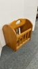 Maple Magazine Rack 16"W x 11"D x 15"H - Note - 2