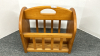 Maple Magazine Rack 16"W x 11"D x 15"H - Note - 5