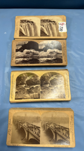 Approximately 40 Assorted Stereoscope Cards