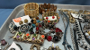 Costume Jewellery Lot & Stand - 9