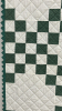 Green & White Quilt 88"x100" - 2